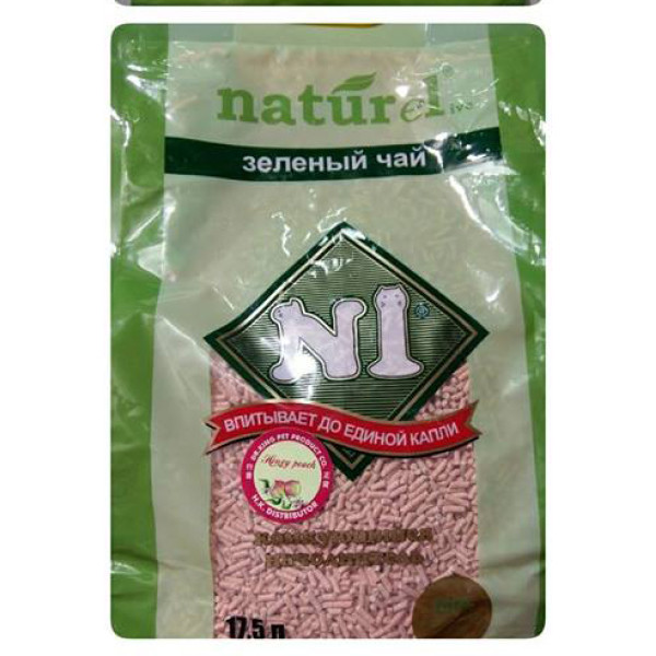 N1 Corn & Tofu Cat Litter(Peach) 天然水蜜桃味玉米豆腐貓砂 17.5L X3